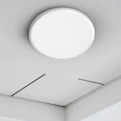 LED-Einbaulampe Suma, Ø 15,5 cm, weiß, dimmbar, IP44