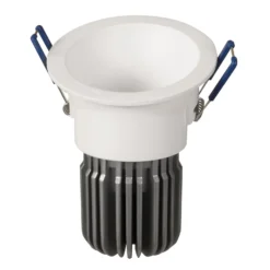LED-Einbaulampe Toodle rund asymmetrisch, weiß