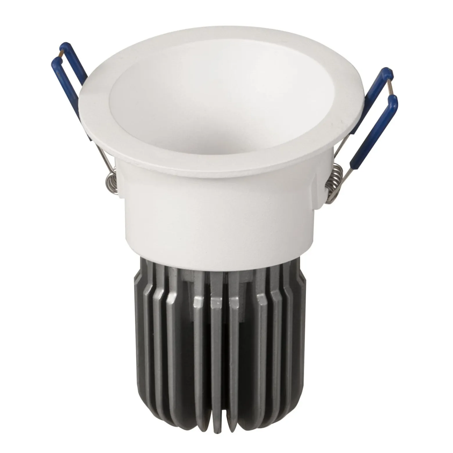 LED-Einbaulampe Toodle rund asymmetrisch, weiß