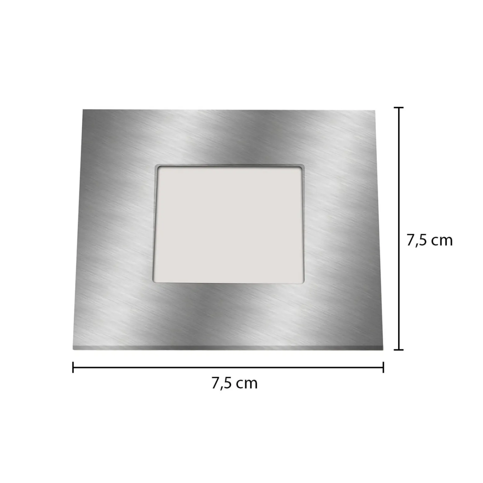 LED Einbauleuchte für Einbaudosen, silber