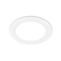 LED-Einbauleuchte Jeft, Ø 17 cm, weiß, 4000K, nicht dimmbar