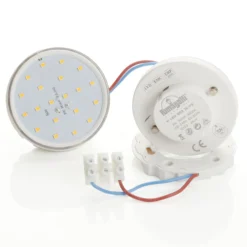 LED-Einbauleuchte Leti 300-VP schwarz 2x3W CCT