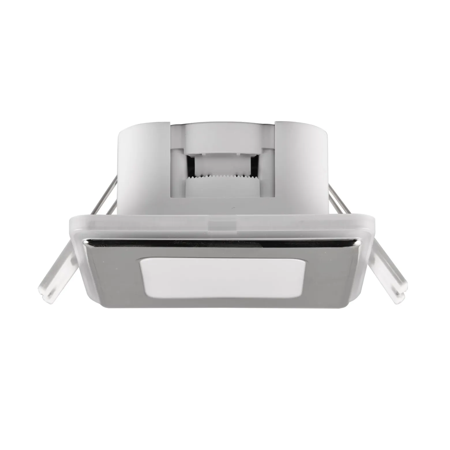 LED-Einbauleuchte Nimbus IP44 8,5x8,5cm 830 chrom