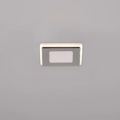 LED-Einbauleuchte Nimbus IP44 8,5x8,5cm 830 chrom