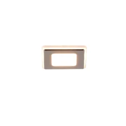 LED-Einbauleuchte Nimbus IP44 8,5x8,5cm 830 chrom
