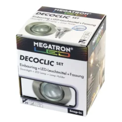 LED-Einbauspot Decoclic Set GU10 4,5 W, eisen