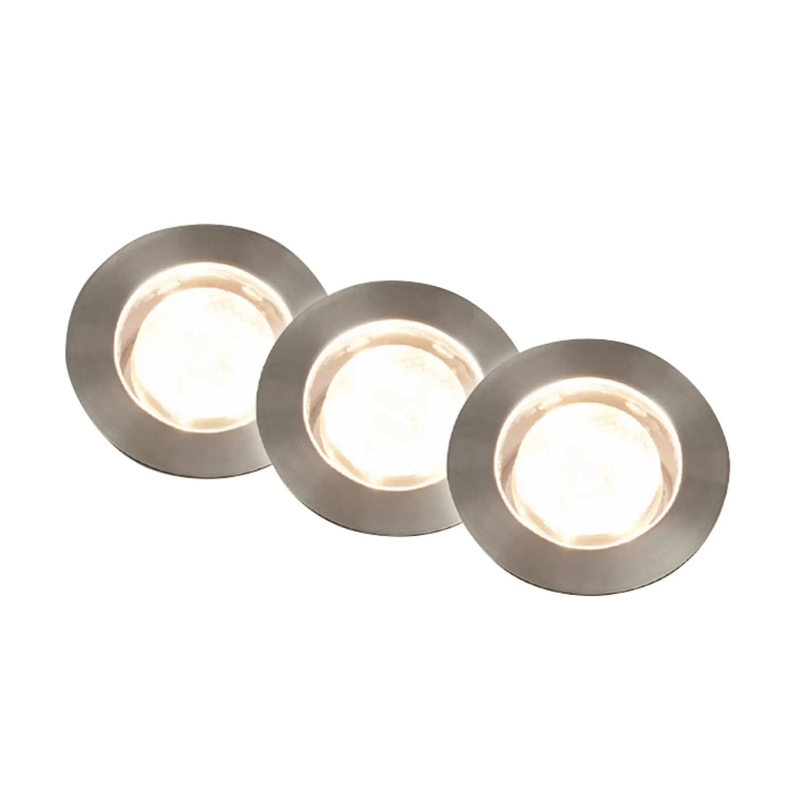 LED-Einbauspot 3916032 IP67 12 V 3er-Starterset Ø 4,5cm Topf