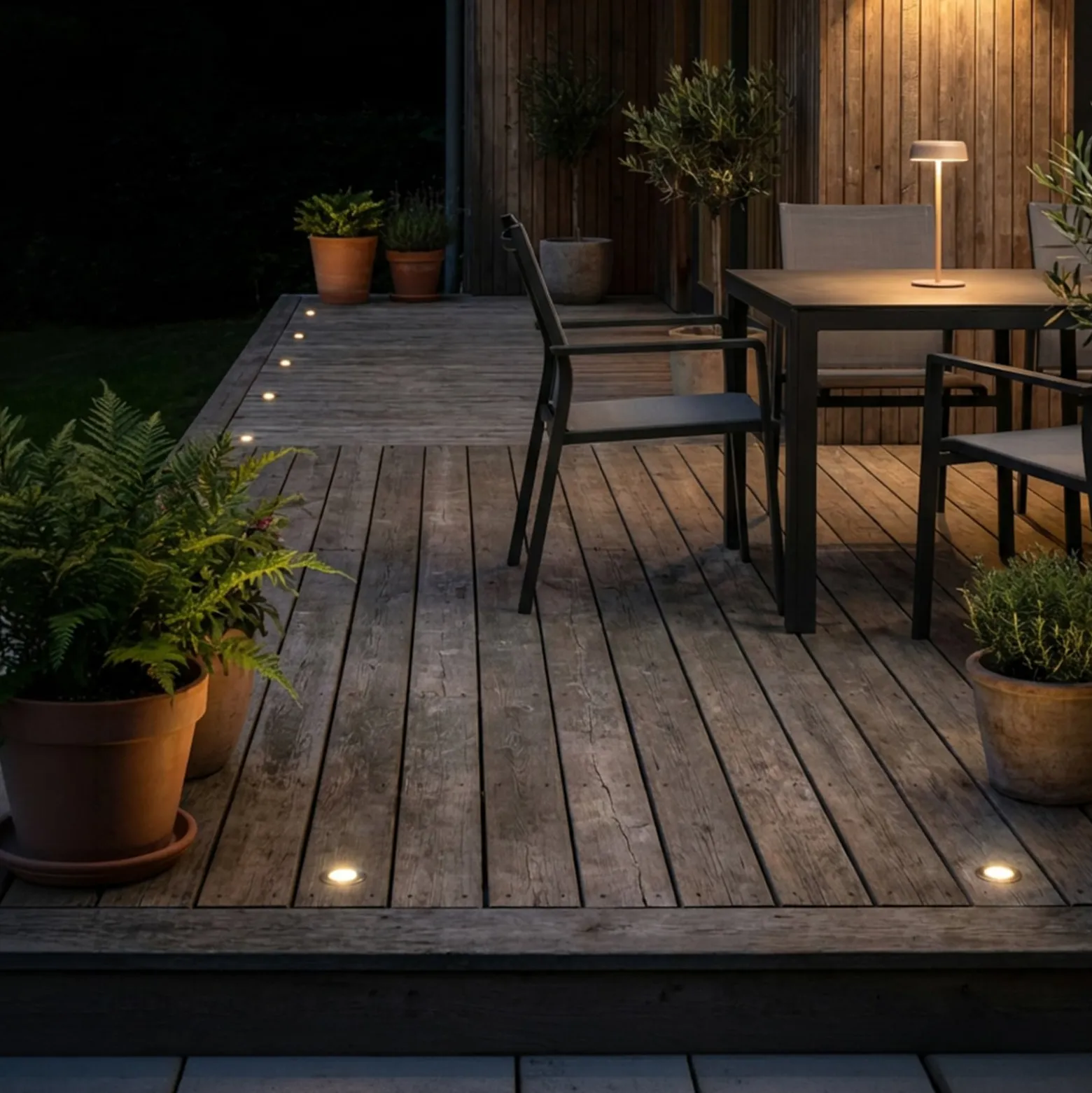 LED-Einbauspot 3914032 IP67 12V 3xStarterset 4,5cm Edelstahl
