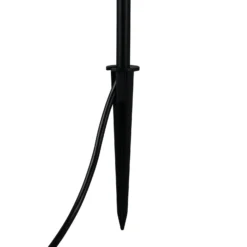 LED-Erdspießleuchte SCOOP, schwarz, 3-flammig, IP44, Stecker