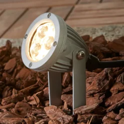 LED-Erdspießleuchte Sendling aus Alu-Druckguss