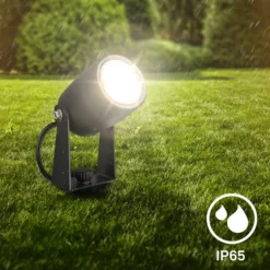 LED-Erdspießspot 3928035 12 V 3x-Erweiterung schwarz Ø 4 cm