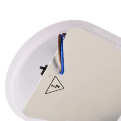 LED-Feuchtraumleuchte Sotano, schwarz, DIP-Schalter