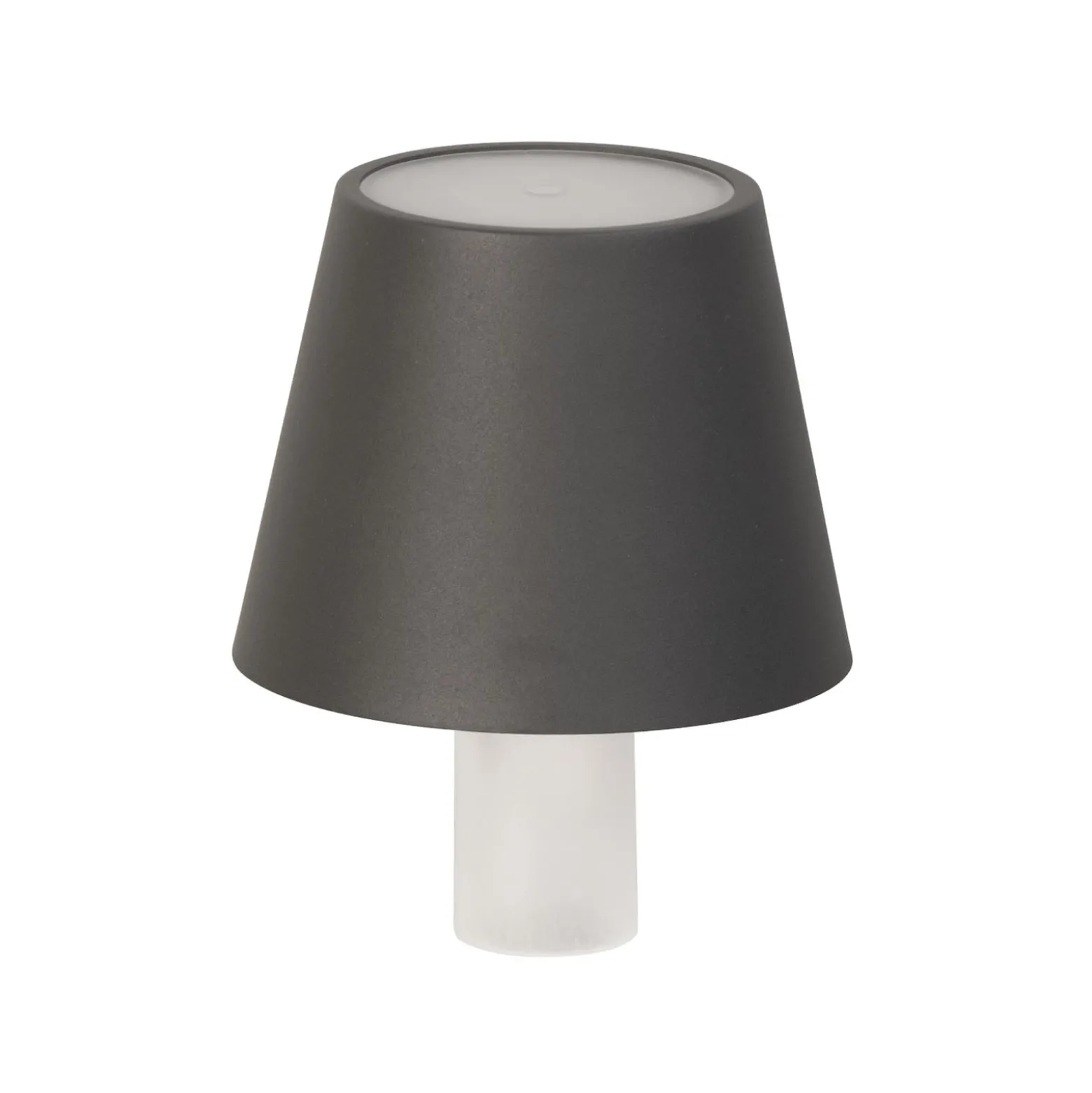 LED-Flaschenlampe Fiocco, sandgrau, CCT, IP54, dimmbar