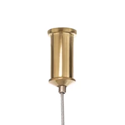 LED-Hängelampe Daphne, Glas amber-transparent, Länge 118 cm