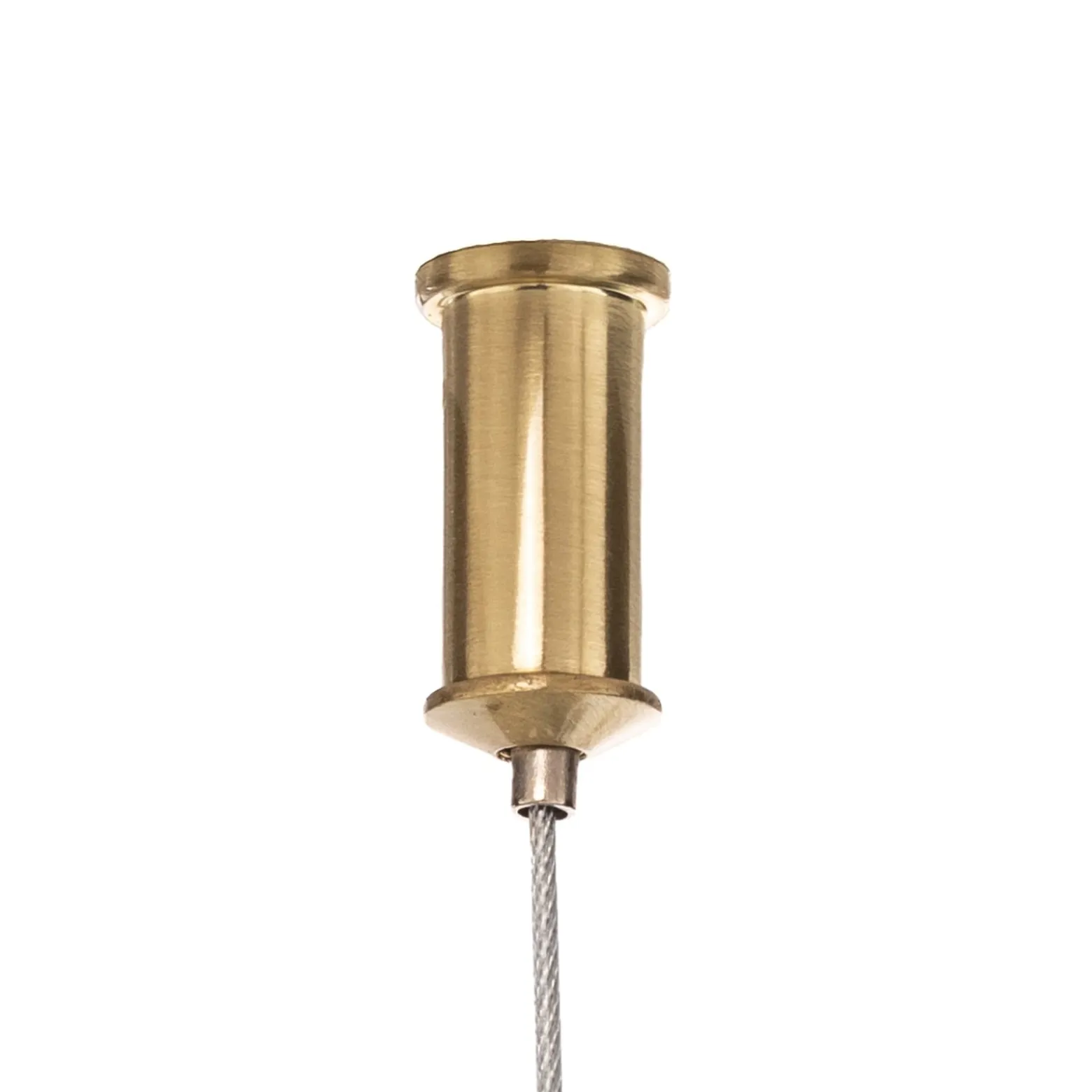 LED-Hängelampe Daphne, Glas amber-transparent, Länge 118 cm