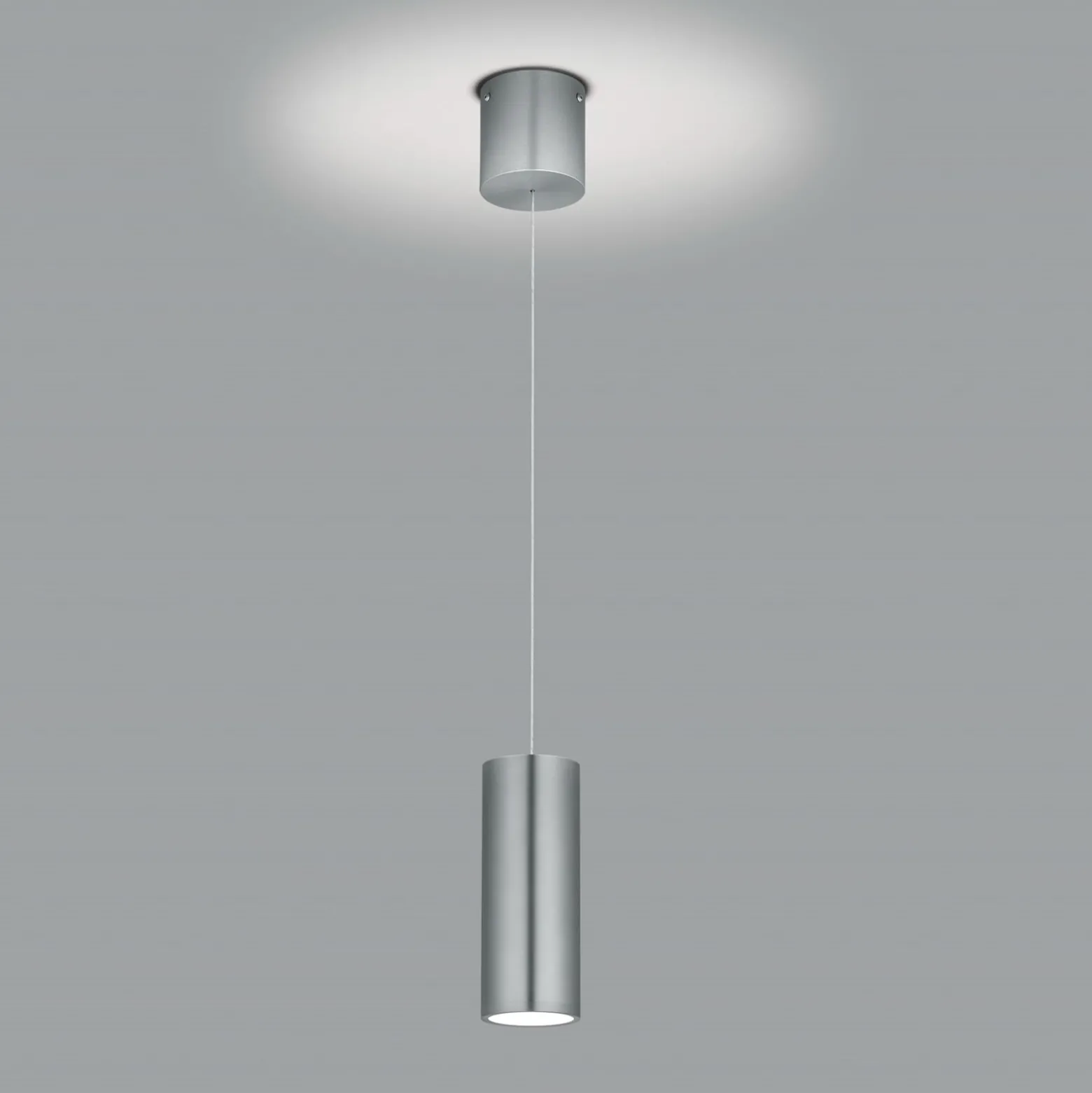 LED-Hängelampe Helli up/down 1-flammig nickel matt