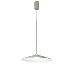 LED-Hängelampe Khan, grün, Ø 48 cm, Metall, CCT