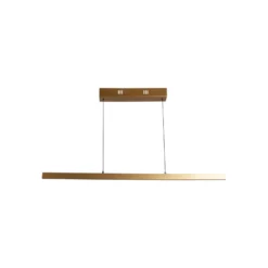LED-Hängelampe Layla, linear, gold, höhenverstellbar, CCT