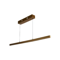 LED-Hängelampe Layla, linear, gold, höhenverstellbar, CCT