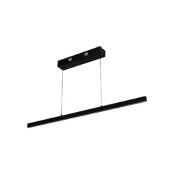 LED-Hängelampe Layla, linear, schwarz, höhenverstellbar, CCT