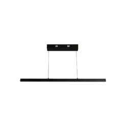 LED-Hängelampe Layla, linear, schwarz, höhenverstellbar, CCT