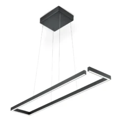 LED-Hängelampe Marisa-100, schwarz matt, 100 x20cm