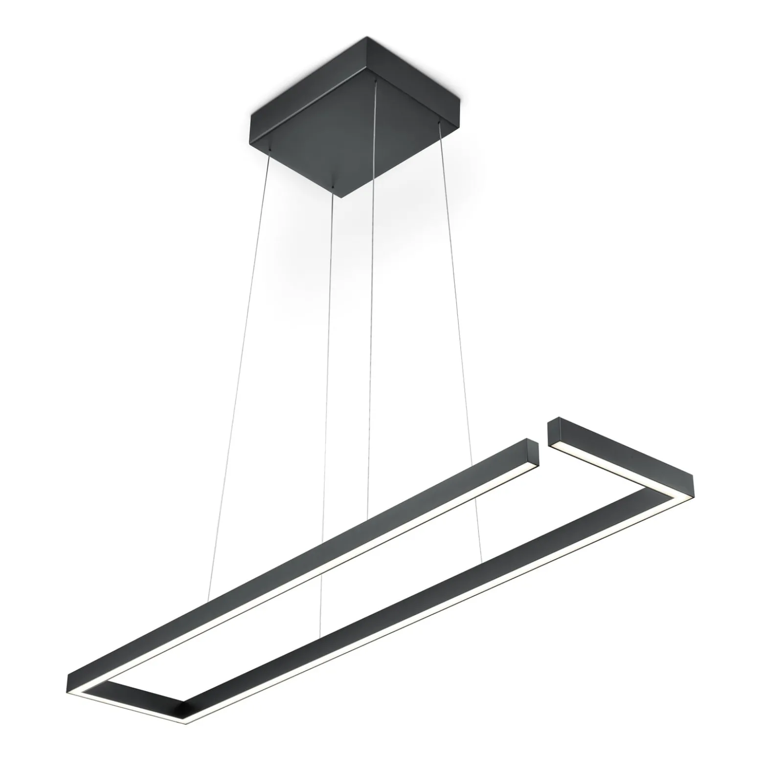 LED-Hängelampe Marisa-100, schwarz matt, 100 x20cm