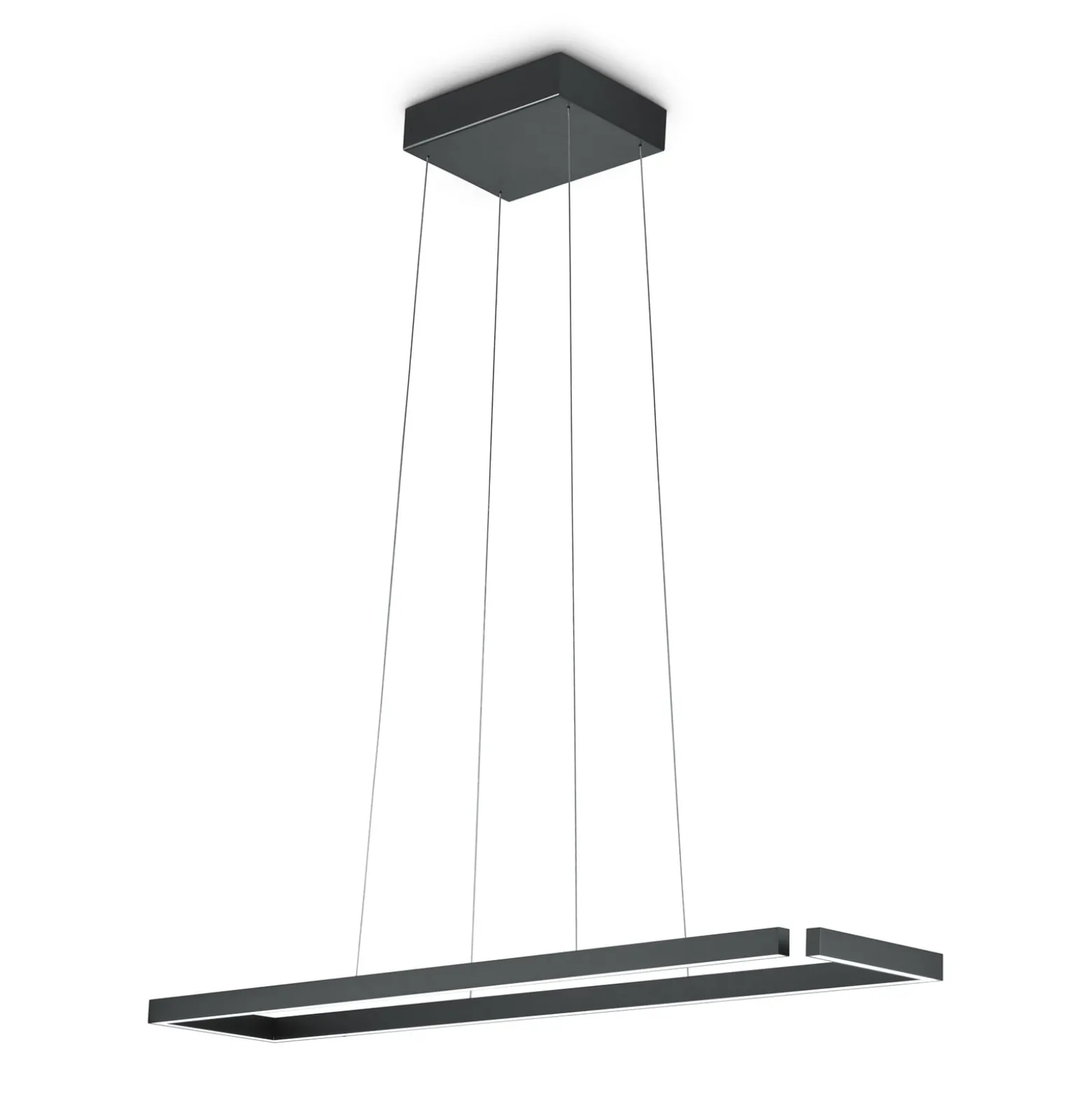 LED-Hängelampe Marisa-100, schwarz matt, 100 x20cm