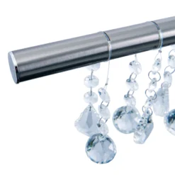 LED-Hängelampe Nobilis, dimmbar, nickel satin