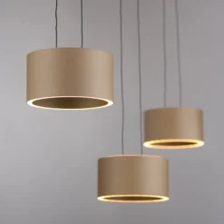 LED-Hängelampe PURE Clipse, bronze, Länge 110 cm, CCT, 6-flg