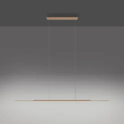 LED-Hängelampe PURE Surface, bronze 125 cm Aluminium 3.000 K