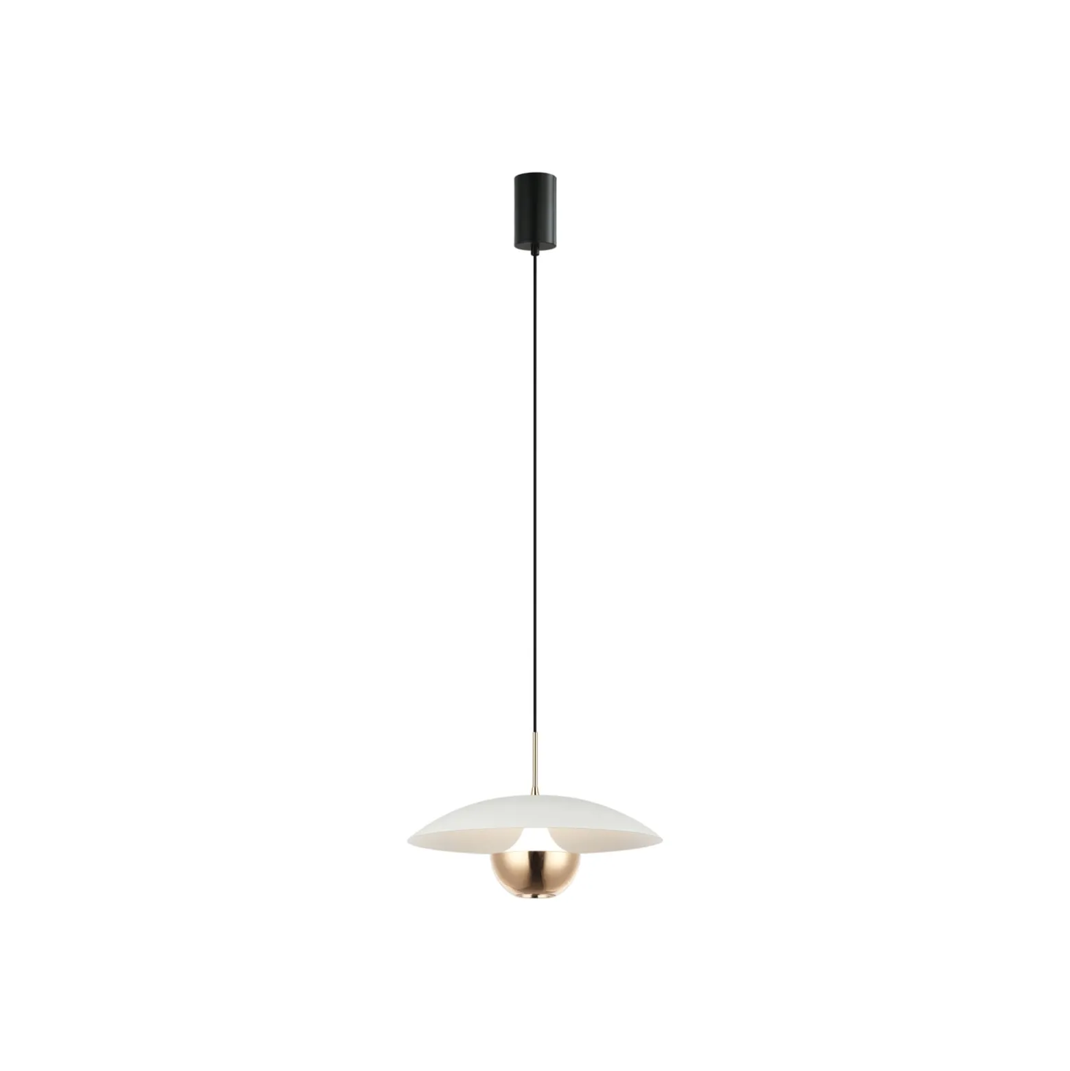 LED-Hängelampe Valia, goldfarben