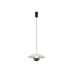 LED-Hängelampe Valia, grau