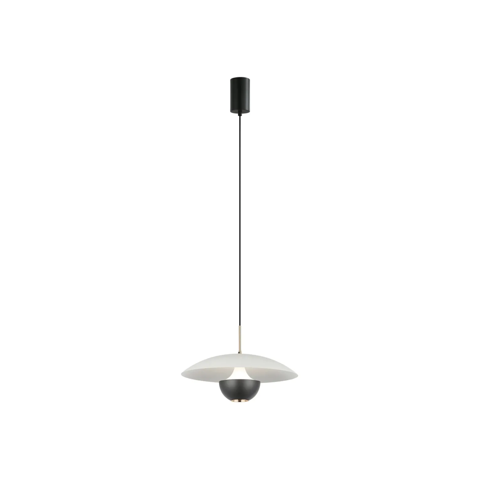 LED-Hängelampe Valia, grau