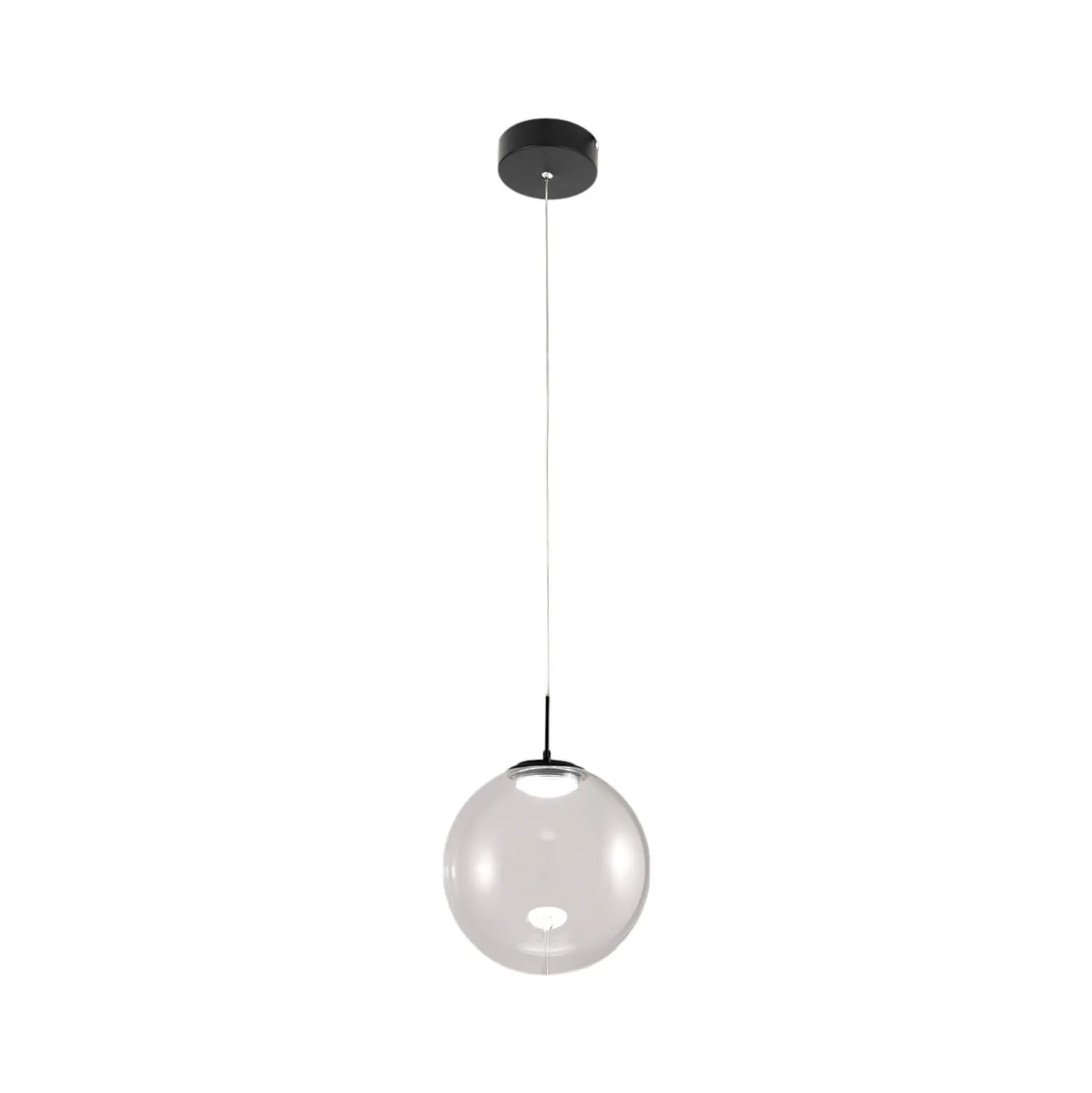 LED-Hängeleuchte Ariel, 1-flammig, Ø 25cm, Glas, Dimmer, CCT