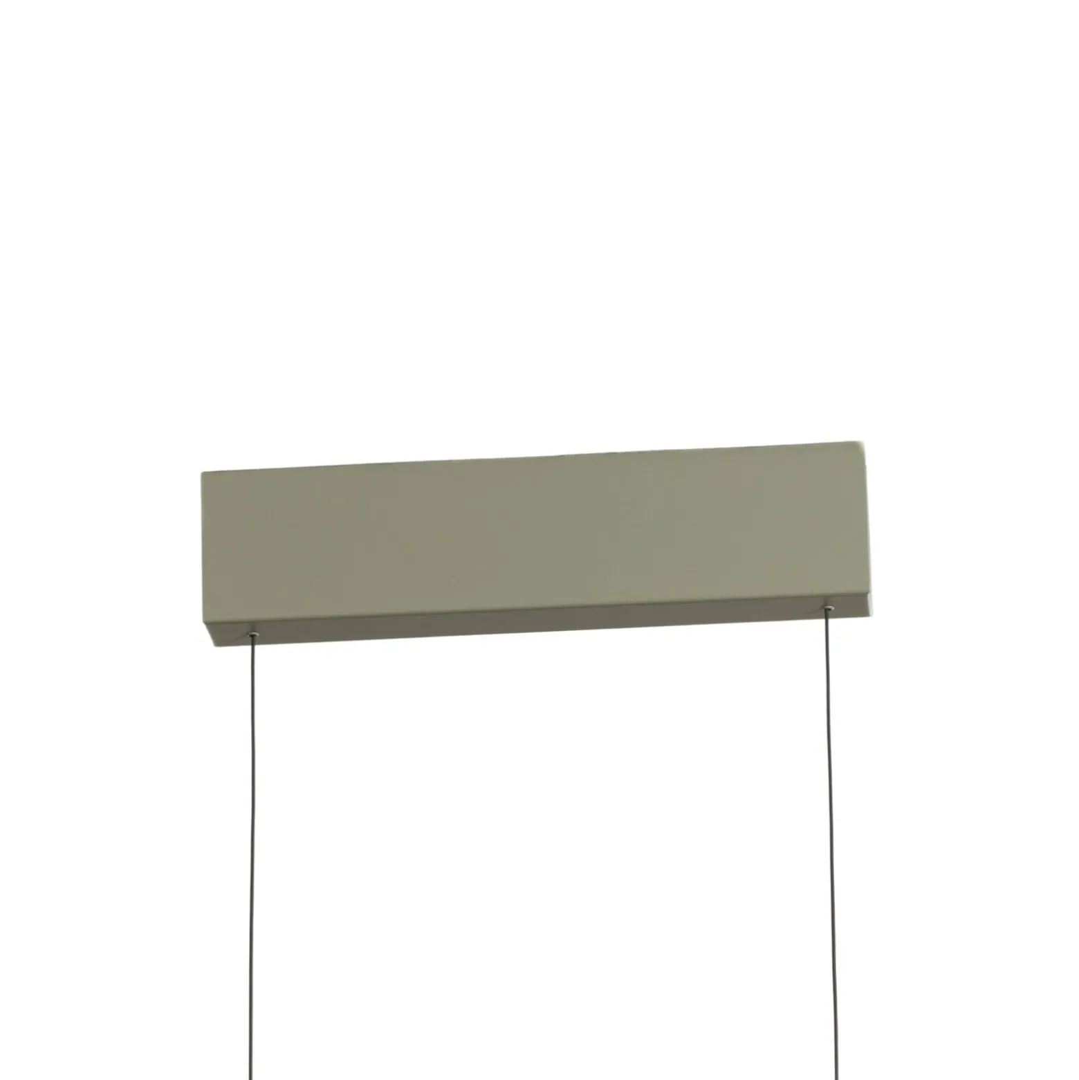 LED-Hängeleuchte BAR, olivgrün, Länge 150 cm, Metall, 32 W