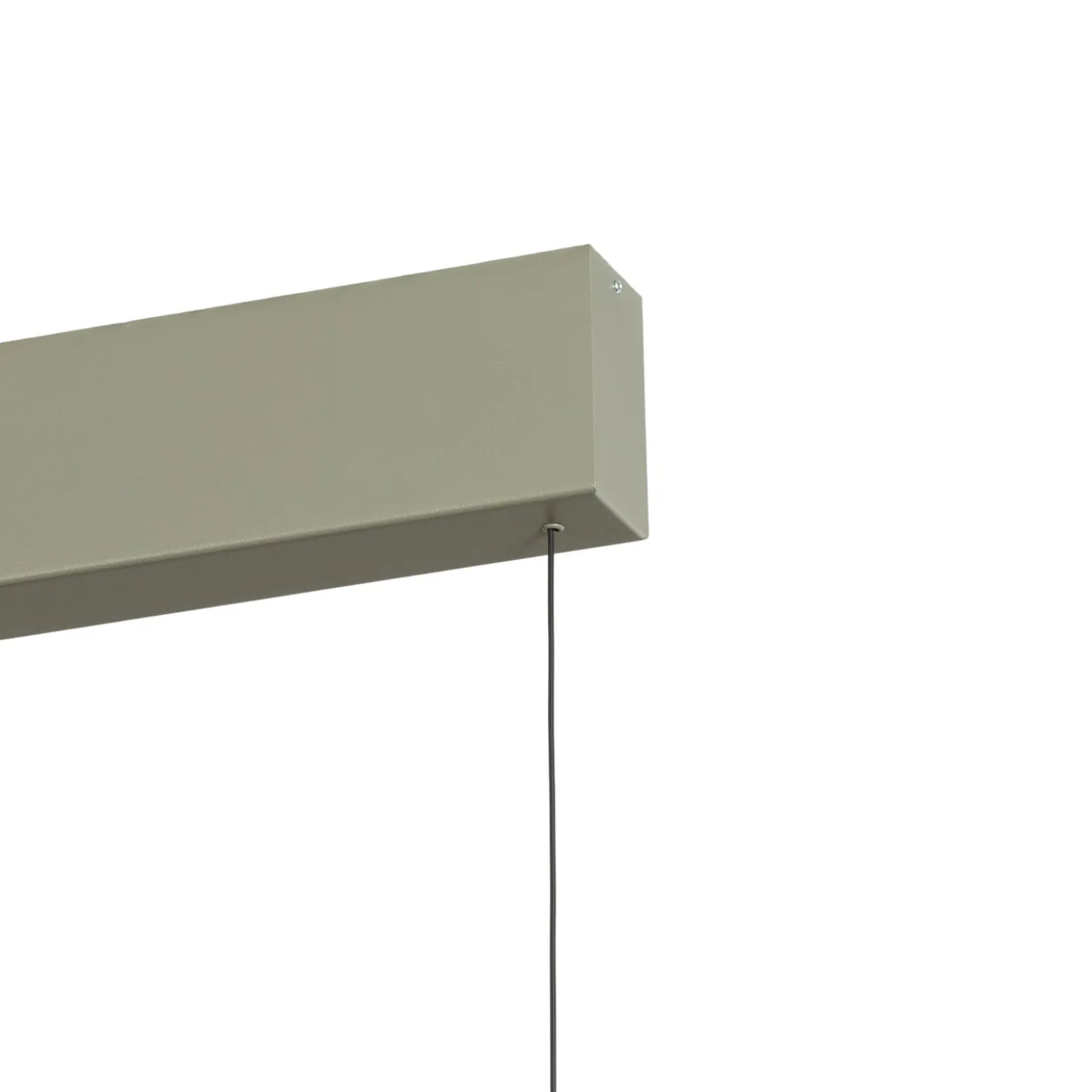 LED-Hängeleuchte BAR, olivgrün, Länge 150 cm, Metall, 32 W