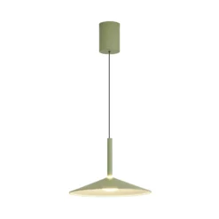 LED-Hängeleuchte Calice, grün, Ø 32 cm, höhenverstellbar