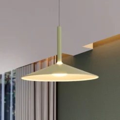 LED-Hängeleuchte Calice, grün, Ø 32 cm, höhenverstellbar
