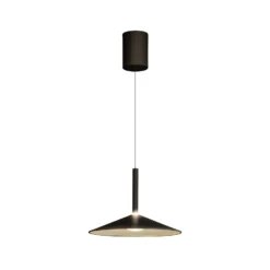 LED-Hängeleuchte Calice, schwarz, Ø 32 cm höhenverstellbar