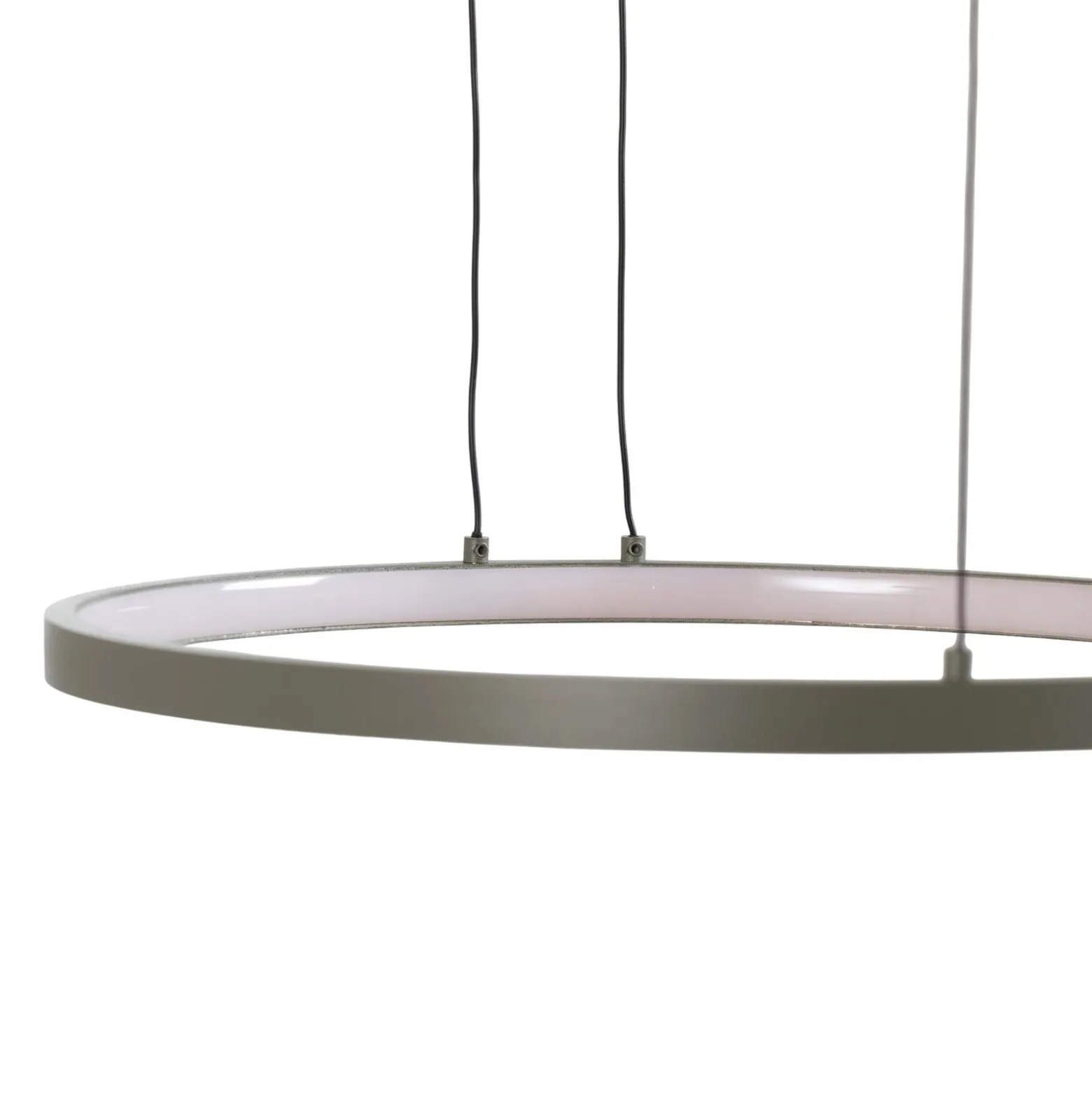 LED-Hängeleuchte CIRCOLO, olivgrün, Ø 30/45/60 cm, 3-flammig