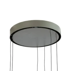 LED-Hängeleuchte CIRCOLO, olivgrün, Ø 30/45/60 cm, 3-flammig