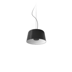 LED-Hängeleuchte Delfi_P, schwarz, Ø 35 cm, Metall