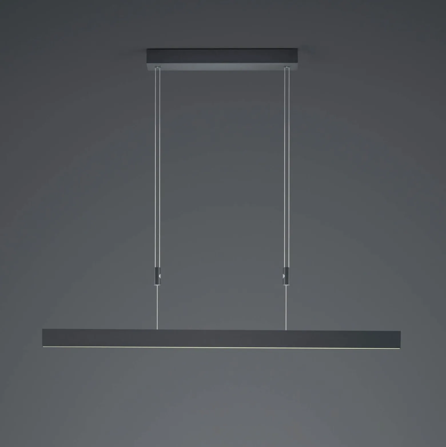 LED-Hängeleuchte Delta, 100 cm, schwarz