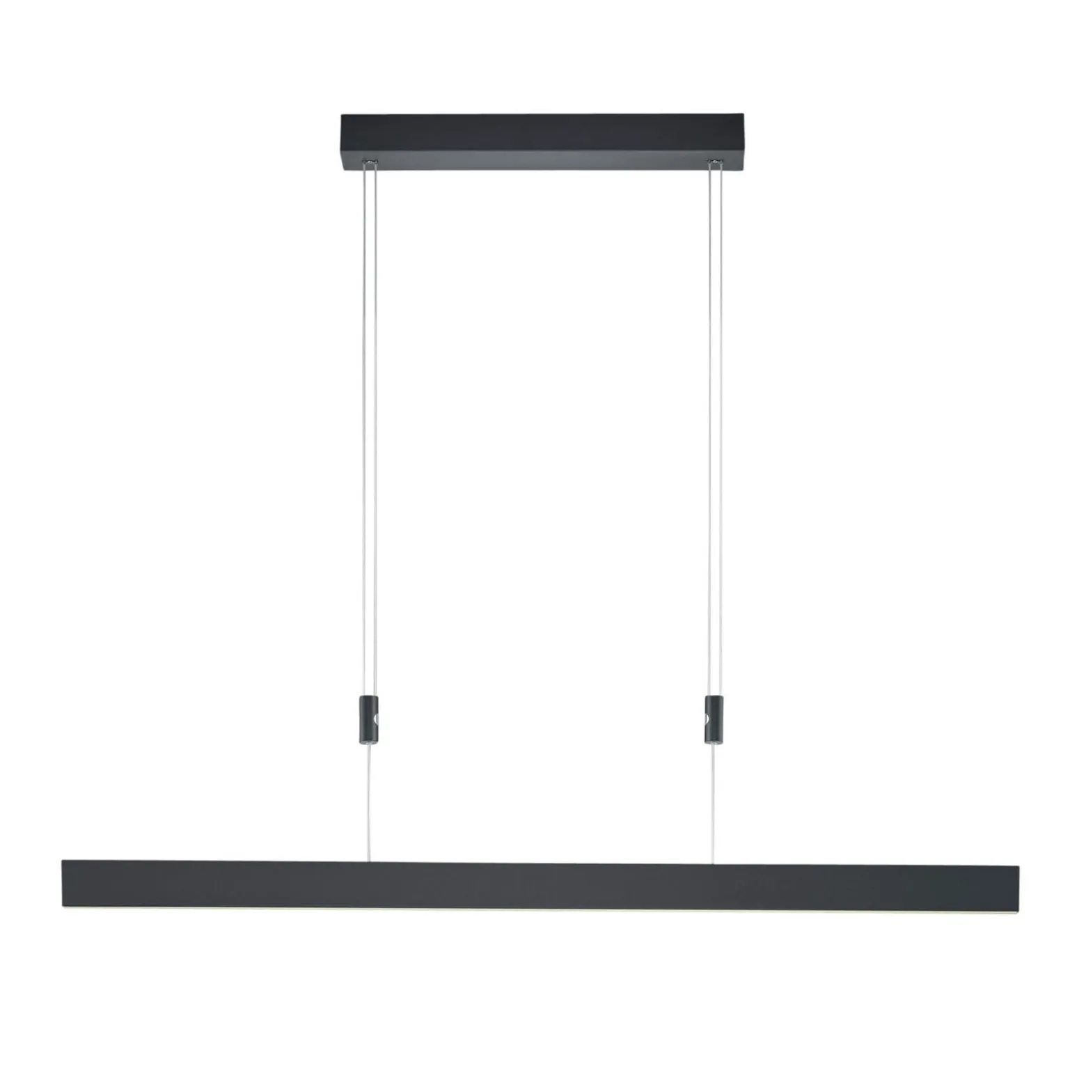 LED-Hängeleuchte Delta, 100 cm, schwarz