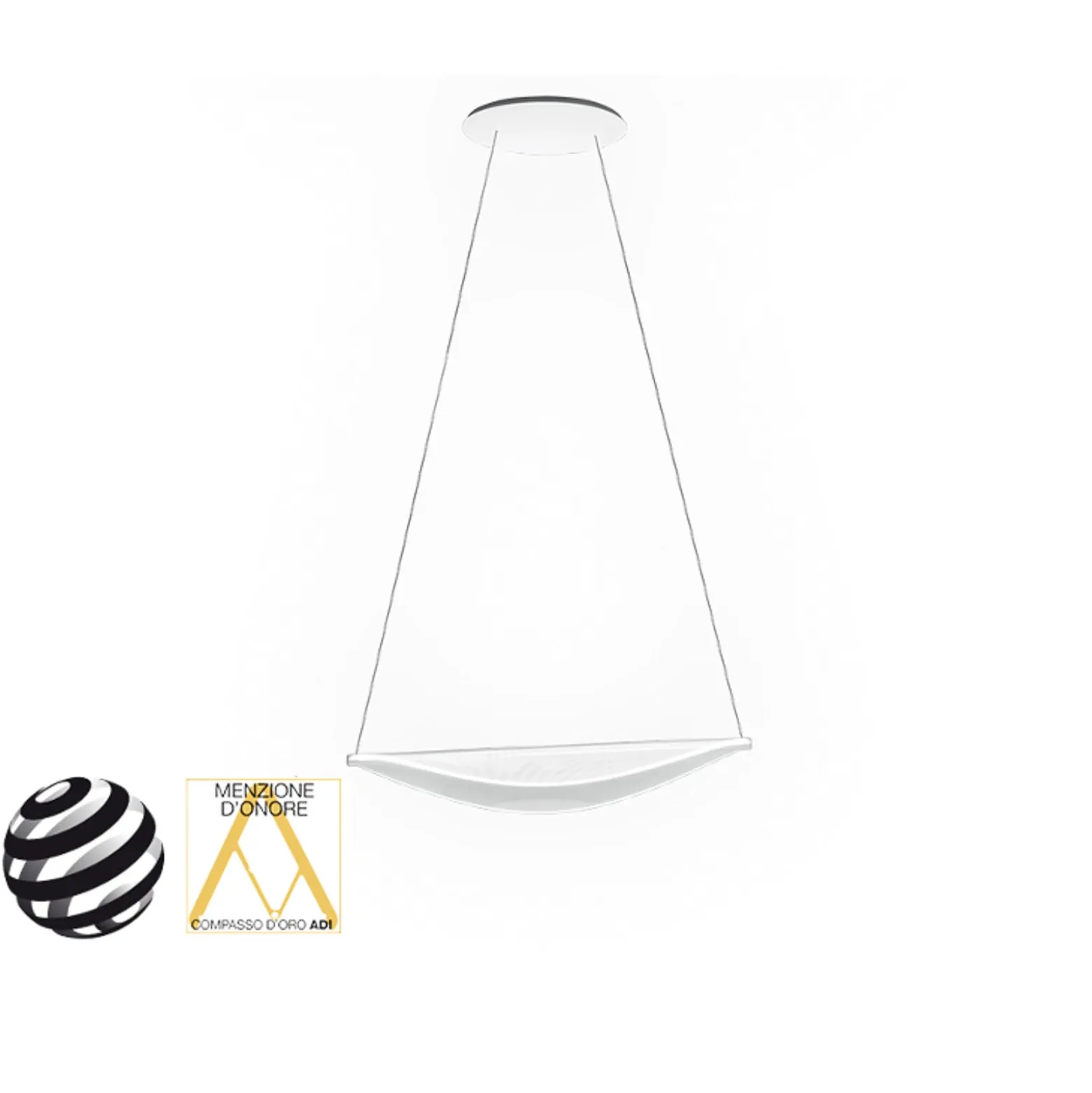 LED-Hängeleuchte Diphy, 76 cm, DALI-dimmbar