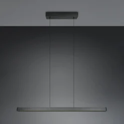 LED-Hängeleuchte Donegal, schwarz, Länge 150 cm, CCT