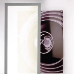 LED-Hängeleuchte 3422 eckig, Dip-Switch, aluminium