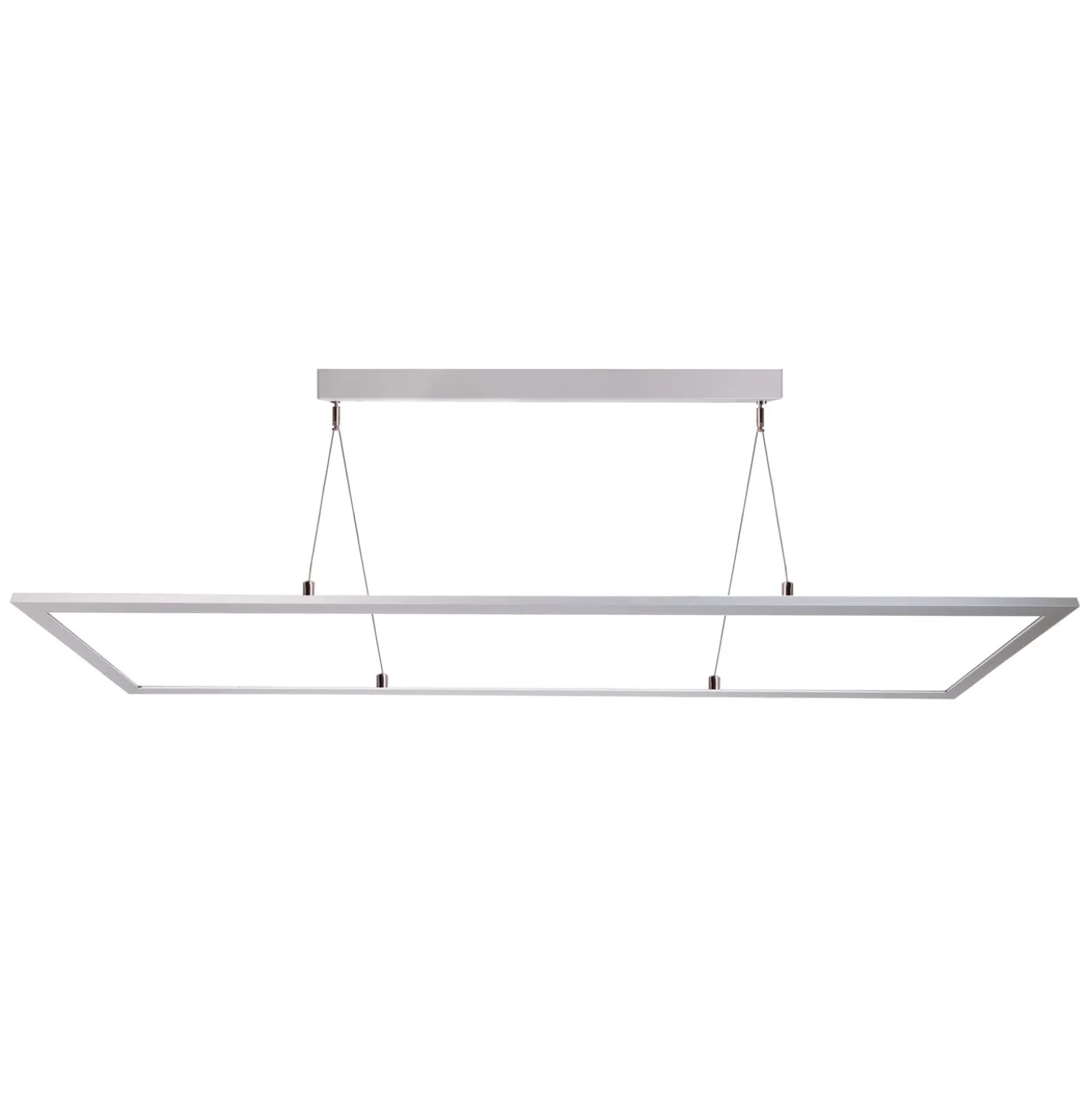 LED-Hängeleuchte 3422 eckig, Dip-Switch, aluminium