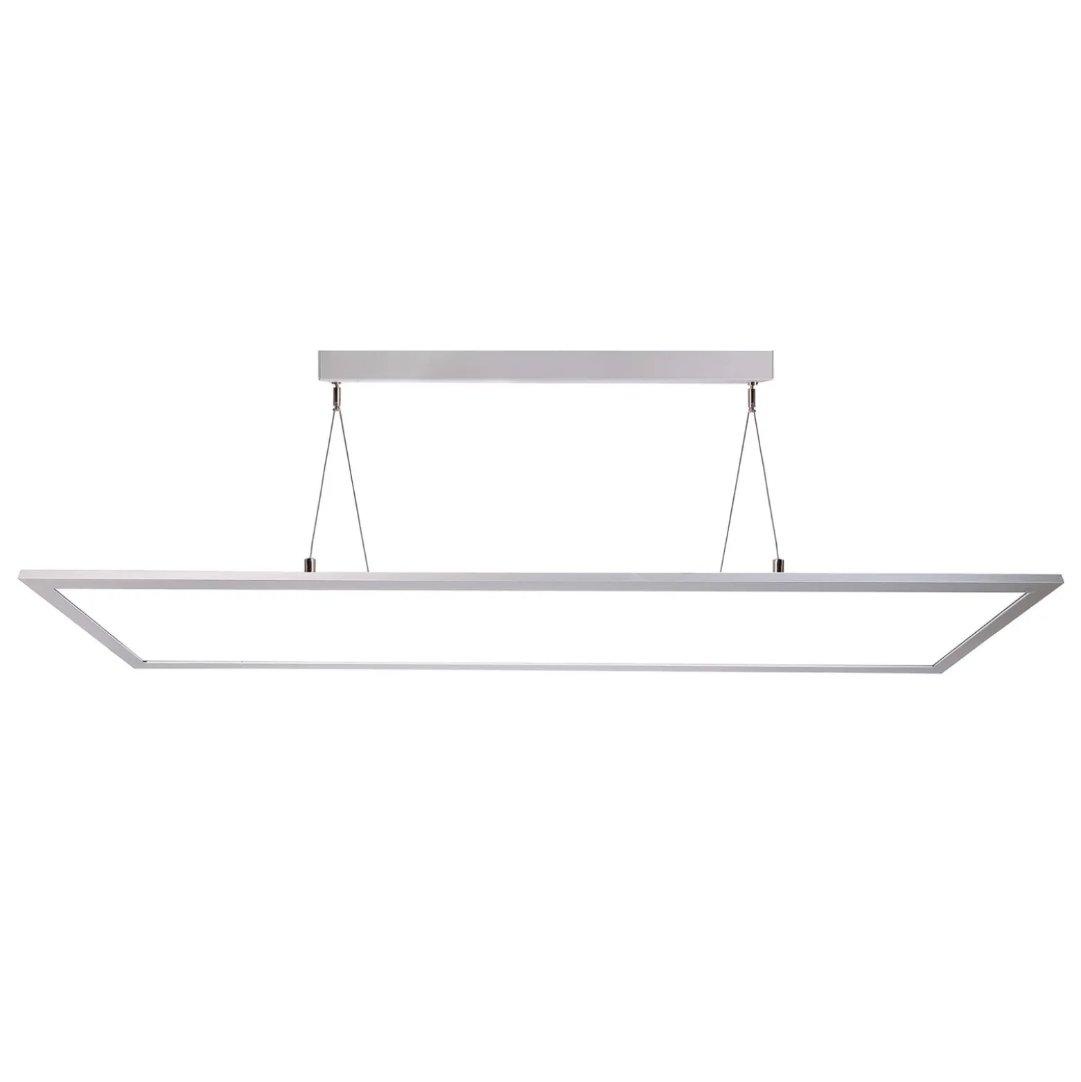 LED-Hängeleuchte 3422 eckig, Dip-Switch, aluminium